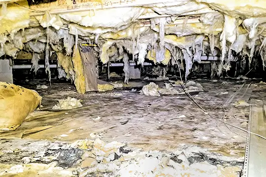 Before Crawl Space Vapor Barrier